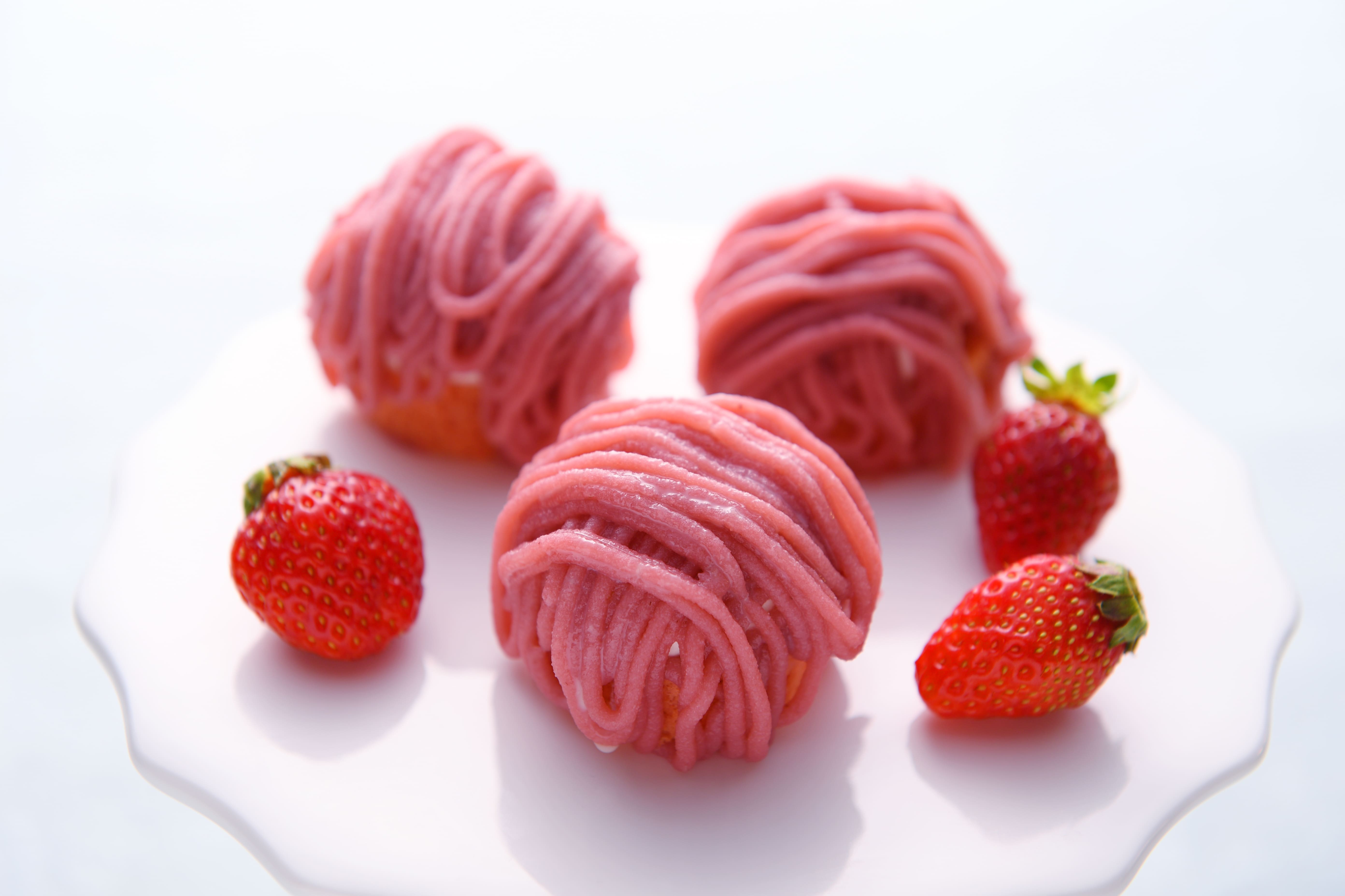 いちご和風モンブラン