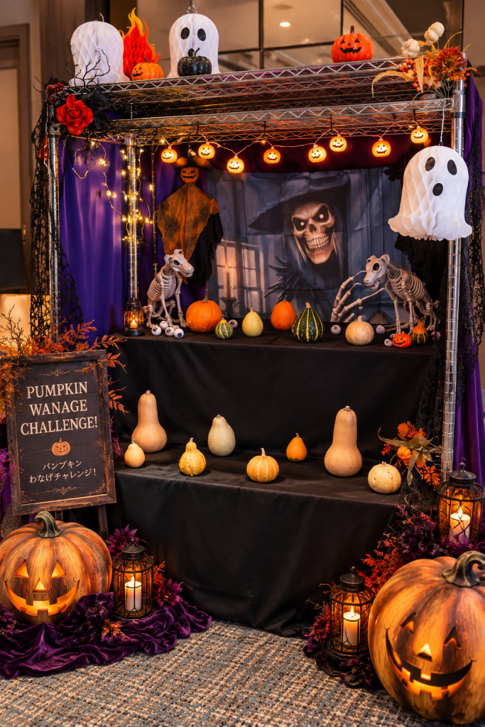 ハロウィンかぼちゃ輪投げブース