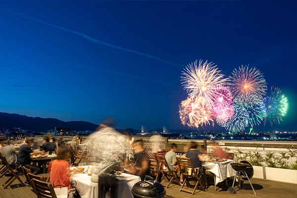 ホテルプラザ神戸で花火鑑賞＆ガーデンBBQプラン