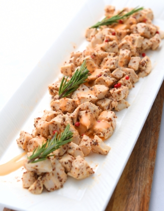 蒸し鶏のサラダ