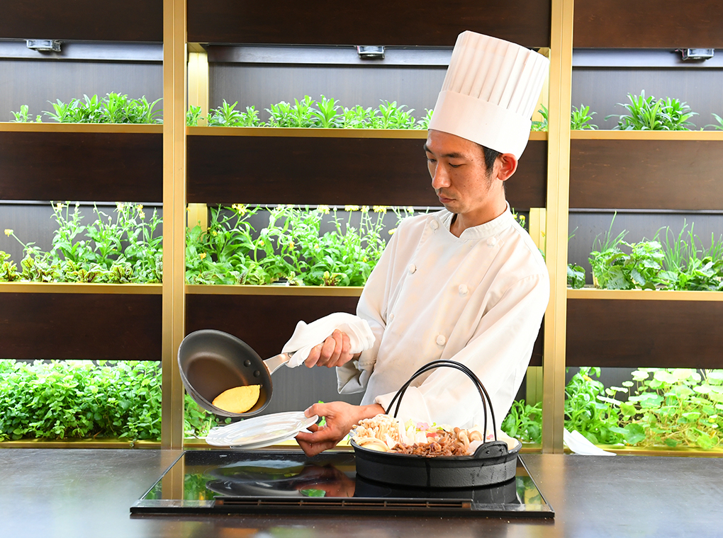 オムレツカービング