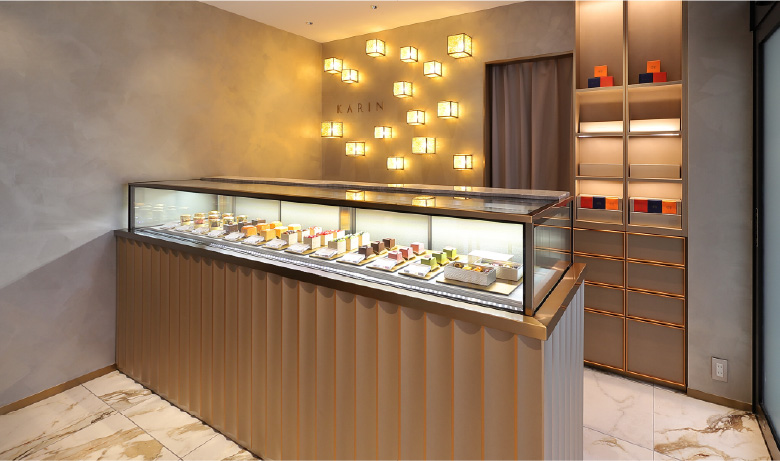 ケーキショップカリン内装イメージ