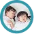 赤子2人がベッドでぐっすり寝ている様子。